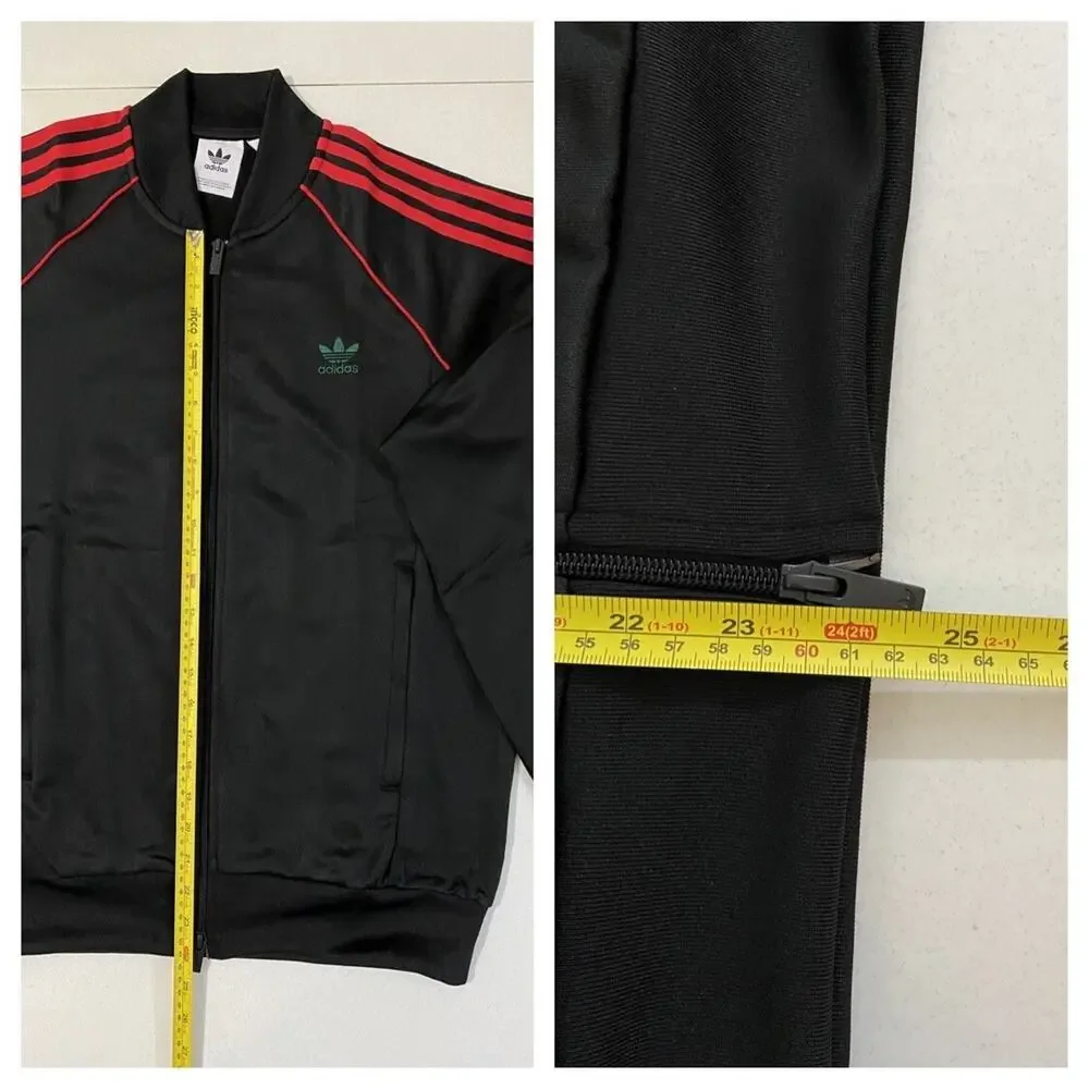 Adidas Originals Classics Superstar Tracksuit Black Better Scarlet Size L